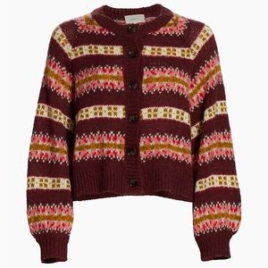 The Great Loom Intarsia Striped Cardigan Size 2